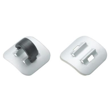 Jagwire Alloy Stick-On Zilver 4 Stuks